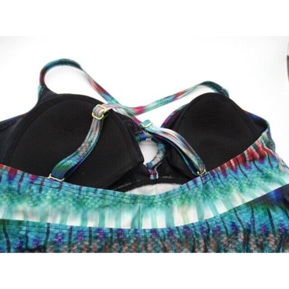 Tropiculture Swimsuits For All Women's Tankini Top Size 12 Swim Swimsuit Top - Picture 5 of 8